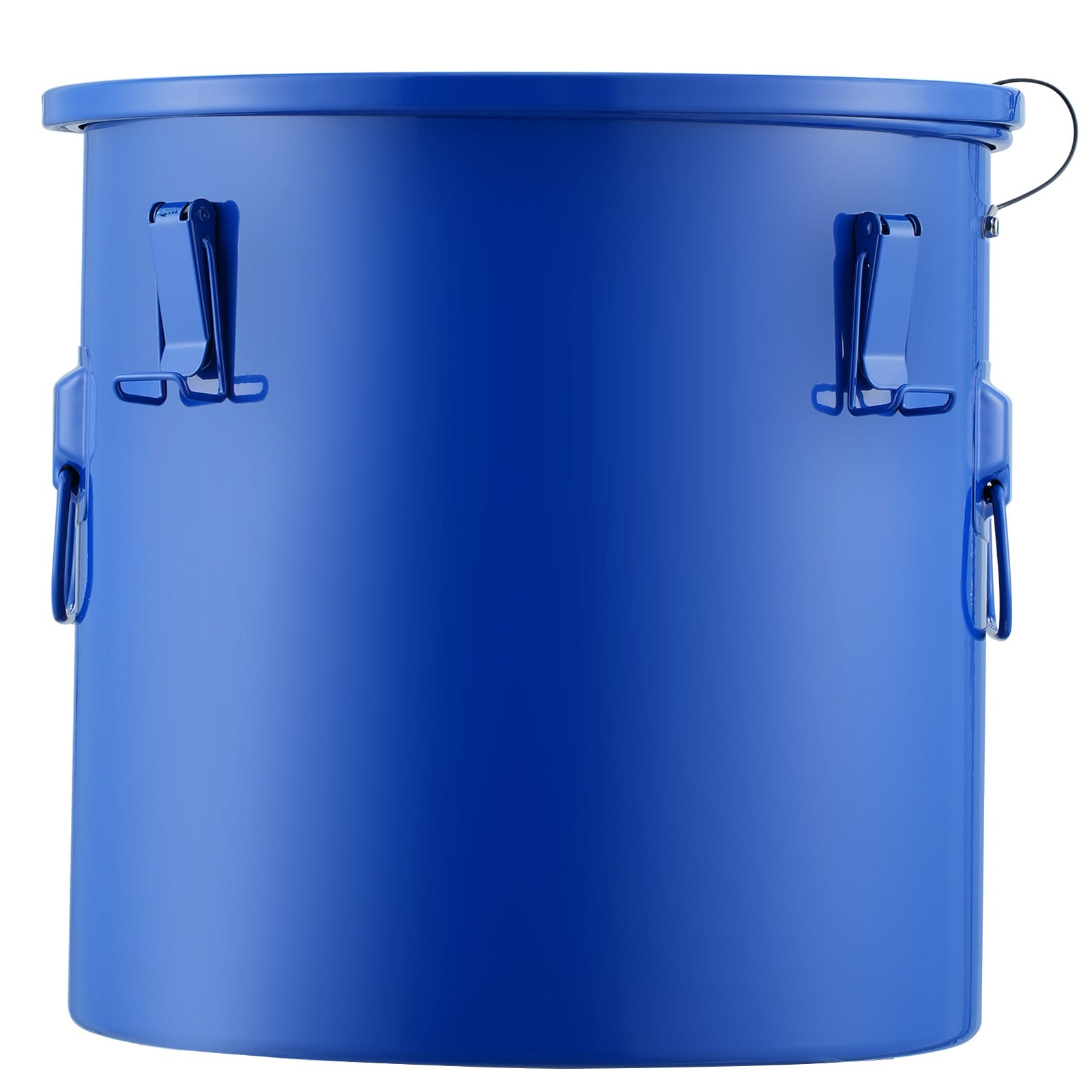 Fryer Grease Bucket, 10 Gal Oil Disposal Caddy Carbon Steel Fryer Oil Bucket With Rust-Proof Coating, Oil Transport Container With Lid, Lock Clips, Filter Bag For Hot Cooking Oil Filtering, Blue_maomaolike.com